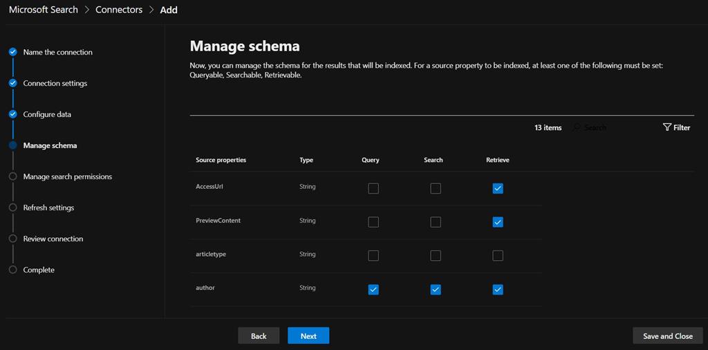 Microsoft Search with Service Now Graph Connector